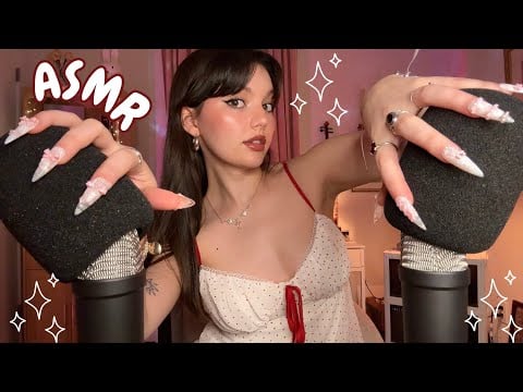 Deep Ear to Ear ASMR Mic Scratching (Foam and Bare) With Rambles, Hand Sounds and More!