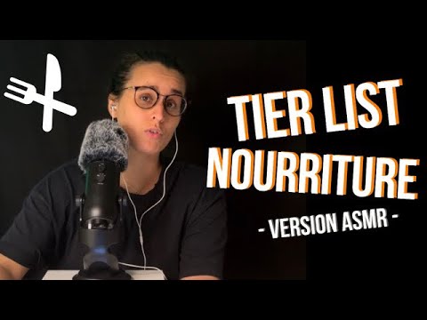 ASMR FR I TIER LIST FOOD 🍔