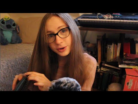 ASMR Brushing my hair and yours! Rambles and Personal Attention ~