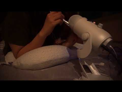 [ASMR] (No Talking) Brushing the Microphone with Cotton swab, Brush, and Hands, 마이크 브러싱