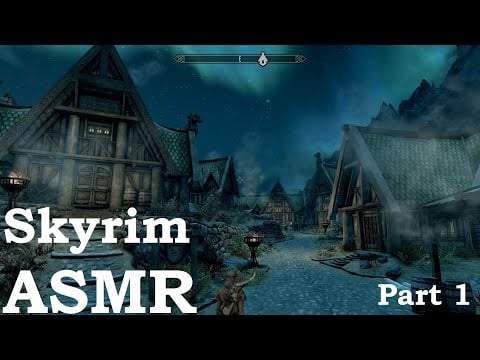 Skyrim ASMR l Random Facts About The Elder Scrolls l Part 1 (Ear-to-ear whispers, gameplay)