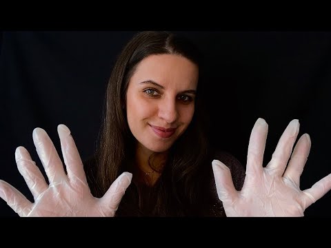 ASMR SPA DAS MÃOS (com sons de luva relaxante)