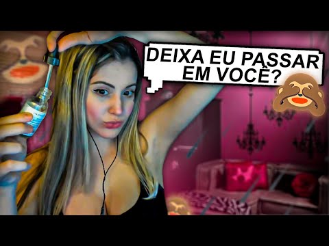 ASMR - E-GIRL CUIDANDO DE VOCÊ E PONDO PRA DORMIR EM NOITE CHUVOSA 🌧