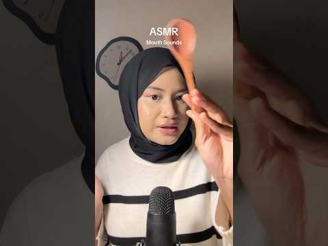 ASMR Wooden spoon mouth sounds