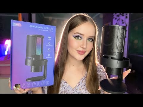 ASMR Расслабляющий ТЕСТ И ОБЗОР FIFINE AMPLIGAME A8 PLUS😴💜