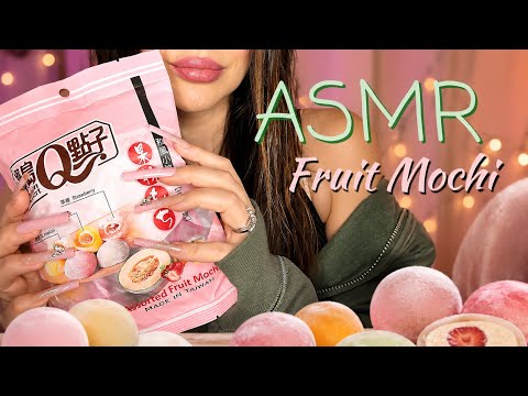 ASMR Fruit Mochi 🍡 Soft & Chewy Sounds (No Talking)