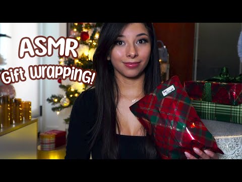 ASMR Cozy Night: Wrapping Holiday Gifts & Winter Whispers!