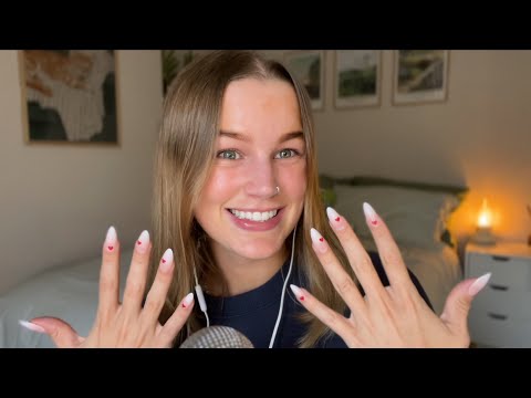 ASMR Attempting to do my nails for the first time