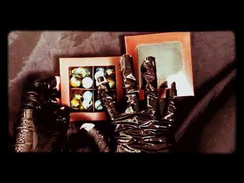 LATEX  GLOVES ❗ ❤ TAPPING ❤✨ BLACK NAILS  [[ASMR]]