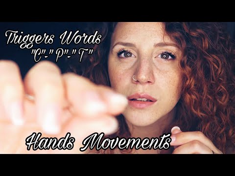 ASMR ita • Ripeto PAROLE TRIGGEROSE con "C" "P" e "T" + HANDS MOVEMENTS (+ HAPPINESS BOUTIQUE💍)