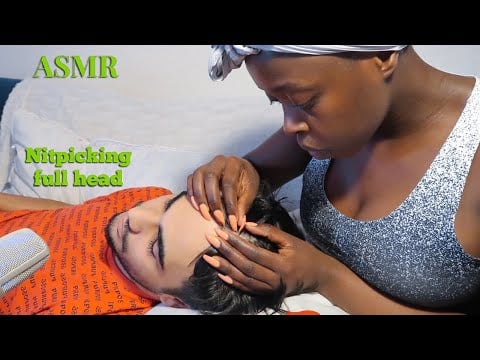 Asmr 1Hr Nitpicking Whiteheads On Scalp | Whole Head 💆🏼‍♂️