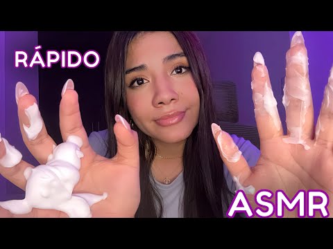 ASMR español / ASMR pero RÁPIDO , AGRESIVO e IMPREDECIBLE en TU CARITA / Atención Personal