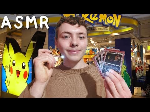 ASMR FR: Roleplay🐳J'estime tes cartes Pokémon🐳(carte rare)