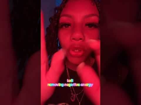 Asmr Lofi plucking negative energy #asmr #lofiasmr #sleep #foryou