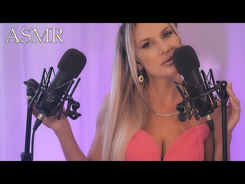 ASMR 💜 Unintelligible Whispering & Tk Sk Sounds,  Ambience of Fireplace 🔥 to Relax and Sleep 😴