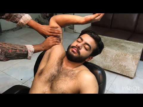 ASMR! Chest & Stomach Massage 💈| Instant Sleep and Relaxation | ✅