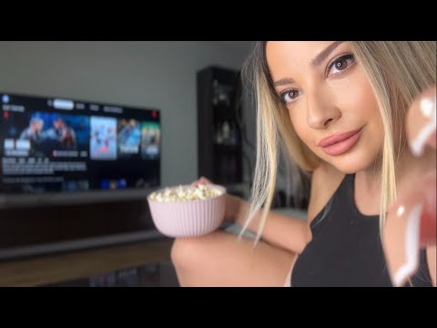 BENİMLE FİLM İZLERKEN UYUYAKALMIŞSIN 🙈 TÜRKÇE ASMR