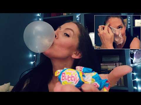 ASMR- Gum Chewing, Bubble Blowing/Inhaling (and all the mess in between) 🙆‍♀️