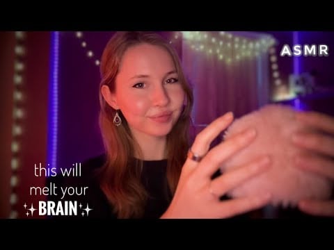 ASMR~1HR Slow & Gentle Clicky Mouth Sounds With The Fluffy Mic To Melt Your Brain🧠🫠✨ 