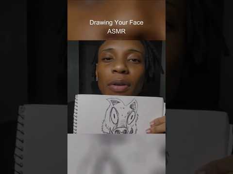 Drawing your self portrait ASMR #asmr #asmrvideos #sleep #asmrsounds