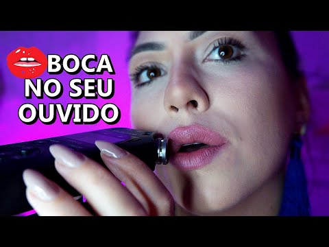 ASMR SONS DE BOCA NO SEU OUVIDO QUE VÃO TE FAZER DORMIR