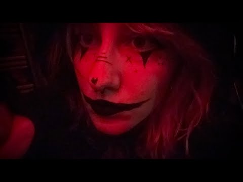 ASMR demon doodle on your face (camera taping/drawing) lofi