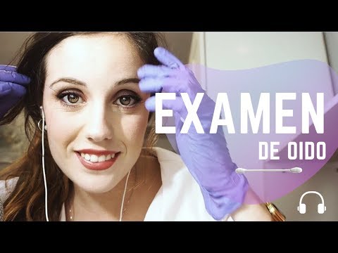 ASMR en Español 🐚 Roleplay  🐚  EXAMEN DE OIDO y LIMPIEZA