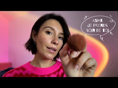 ASMR FR 🧡 Je prends soin de ton visage pour t’endormir paisiblement 
