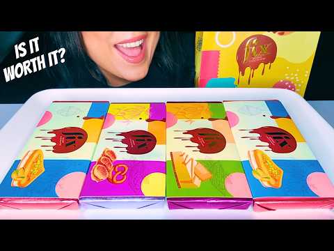 ASMR FIRST TIME TRYING REAL DUBAI CHOCOLATE | FIX CHOCOLATE MUKBANG (NO TALKING)