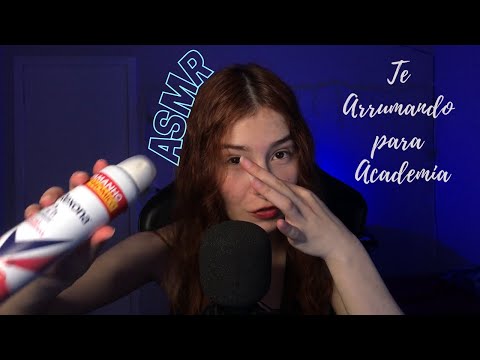 ASMR | AMIGA TE ARRUMANDO PRA ACADEMIA