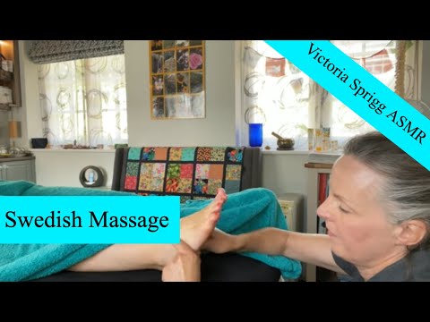 [ASMR] Swedish Leg & Foot Massage with Victoria and Katie | 4 of 8