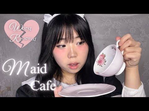 ASMR Worst reviewed Maid Cafe🫖₊˚✧