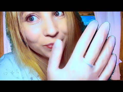 Sanfte GESICHTSREINIGUNG & GESICHTSMASSAGE mit LATEX GLOVES & OIL | ASMR Roleplay deutsch / german