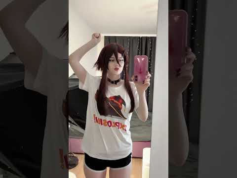 cute t-shirt? 🐈‍⬛ Megumin!! #cosplay #anime #cosplayer #konosuba #megumin