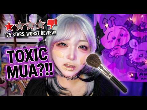 ASMR Toxic Cosplay Makeup Artist Does Your Makeup 😒💄 | Mean Roleplay
