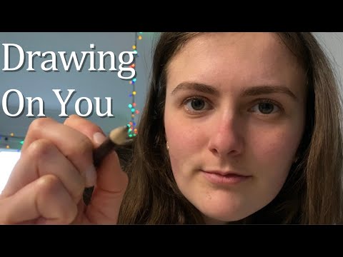 [ASMR] Drawing on Your Face :) | Close Up Personal Attention