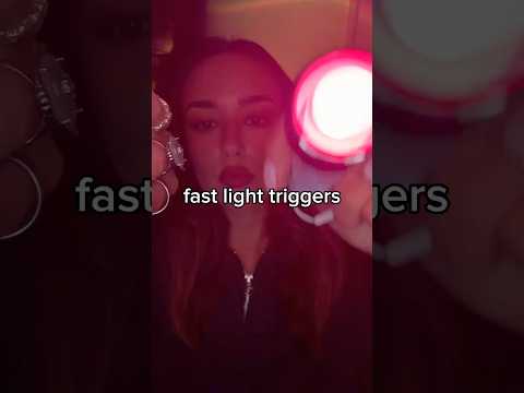 ⚠️fast light triggers!!! #fastandaggressiveasmr #fastasmr #lighttriggers #asmr #chaoticasmr