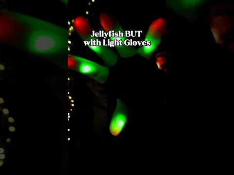 More 👆Jellyfish Light Gloves ASMR Mouth sounds 😴