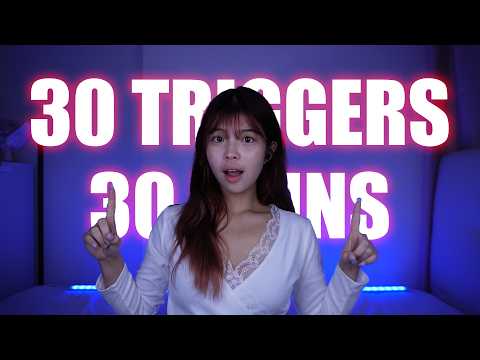 ASMR 30 Triggers In 30 Minutes!