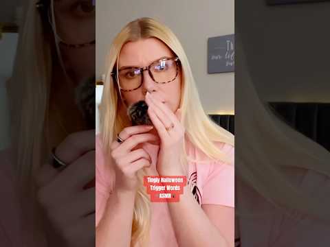 whispering spooky asmr trigger words👻 #asmr #shorts