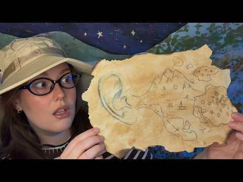 Mapping Out Your Ear Canals For An Adventure 🗺️ | ASMR | Mic Touching & Sketching