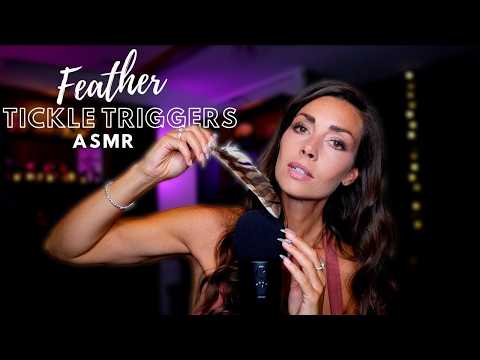 ASMR Long Nails Feather Tickle 🪶💕