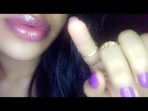 ASMR~ UPCLOSE Layered Wet Mouth sounds + Hand Movements (visual triggers) LOFI