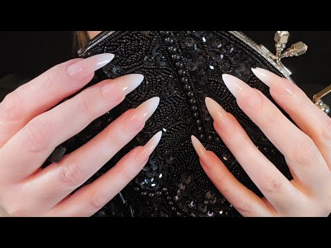 ASMR Aggressive Scratching and Tapping | Vintage Items | No Talking | Long Nails