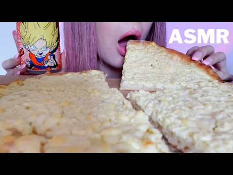 ASMR EATING PIZZA & DRINKING DRAGON BALL Z DRINK! Lebanese Feta Cheese Large Pizza & Goku Drink