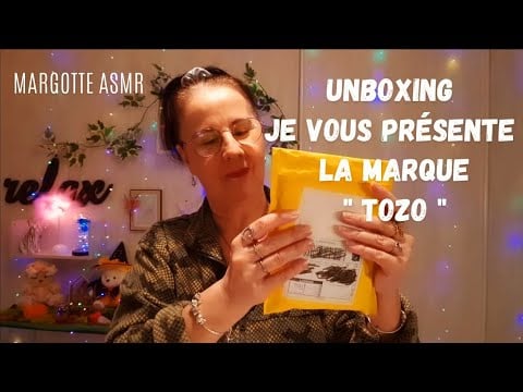 Asmr français, petit Unboxing je vous présente la marque " TOZO "  TOZO Open EarRing