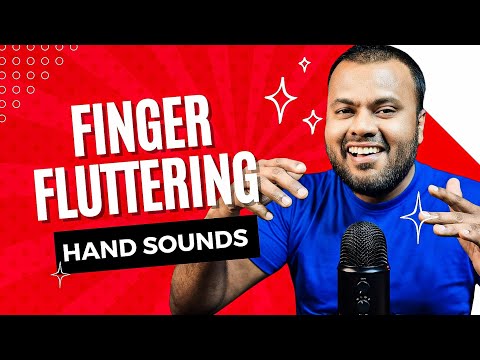 ASMR Finger Fluttering And Hand Sounds