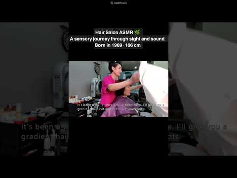 미용실ASMR 시각과청각의 활성화 ##그래쥬에이션 상고컷트 Hair salon ASMR visual and auditory activation ##GraventionGoCut