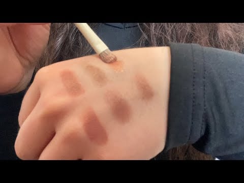 ASMR lofi makeup application on you, natural sound, personal attention- no talking