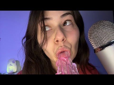 ASMR SLOW Waffle Chewing!! (Tingly Mouth Sounds) 